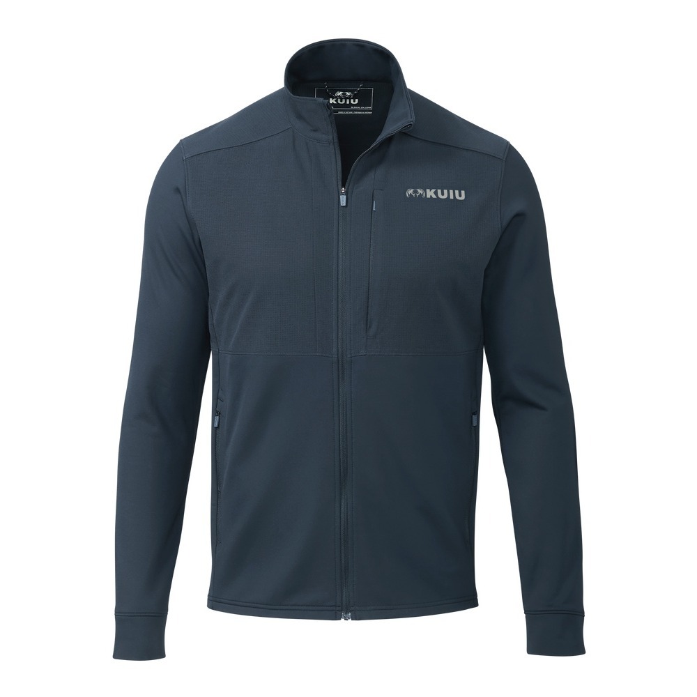 Kuiu Bicomp Jacket Mens XXL Steel Blue Zip T Pullover New With Tags